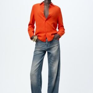NEW orange blouse